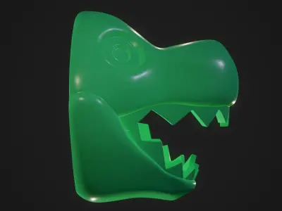 HALLOWEEN MASK 2023 COLLECTION-DUBIOUS DINO 3D print model