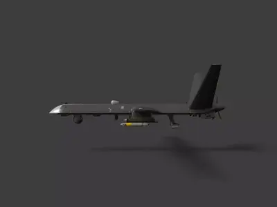 Orion UAV Drone Low-poly 3D model