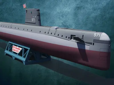 USS Nautilus SSN-571 Print 3D print model