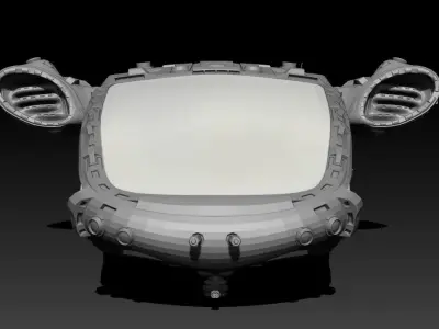 Space Freighter 3D model