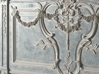 Bonaparte French Bed 3D model