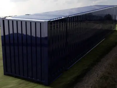 53FT ISO Shipping Container 3D model