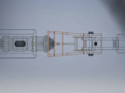 brake pedal assembly 3D model 3D model