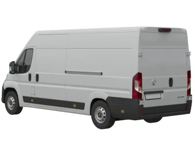2024 Vauxhall Movano  L4H2 Detailed interior 3D model
