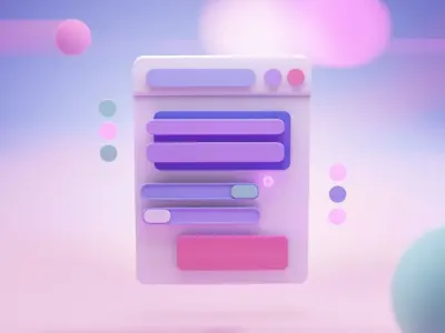 Screen device mockup 3d creative concept social networks Free 3D model