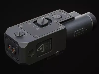 Laser Sight Low-poly 3D model