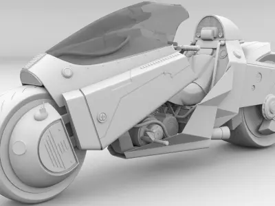 Akira Bike  3D model