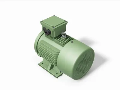 112M B34b Top IEC electric motor - 3D CAD model 3D model