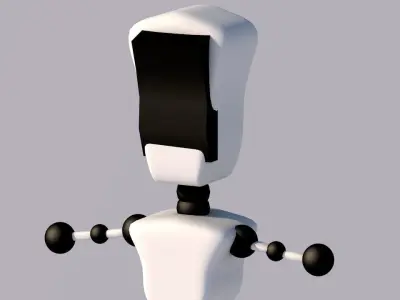 3D Robot Model humanoid 3D model
