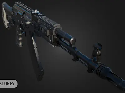 AK-203 Assault Rifle 3D model