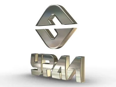 ural logo 3D model