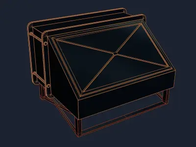 Air Conditioner Unit and Refrigeration Machine Game Ready Low-poly 3D model 5