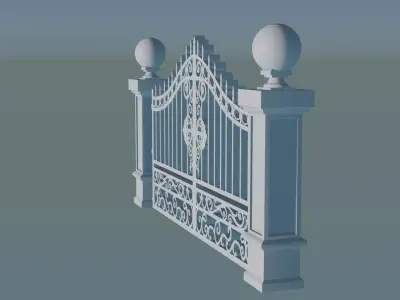 Warehouse Classic Gate 3D print model