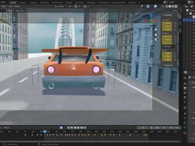 Car Animation  Free 3D model