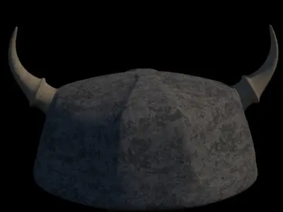 Viking Helmet Low-poly 3D model order