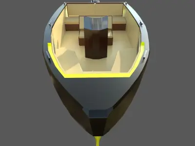 Speedboat Indomita II 3D model