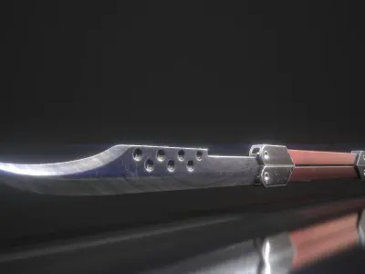 Damacus blade from Gunnm- Alita battle angel  3D model