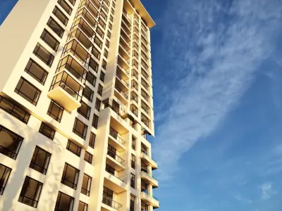 Highrise Building 05 3D model