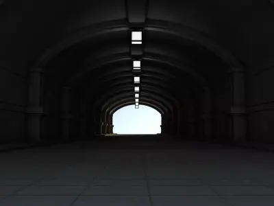 Medieval Corridor 3D model