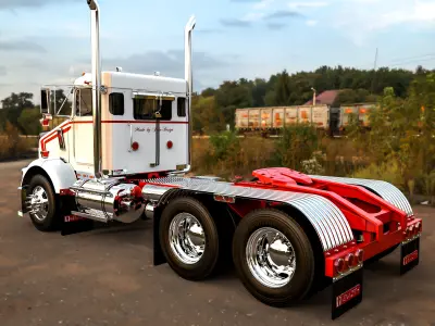 Kenworth T800 1992 Custom 3D model