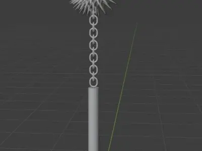 Flailed Mace 3D model