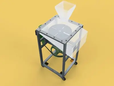 ONION RINGS CUTTING POTATO FRUIT VEGETABLE SLICER MACHINE 3D model