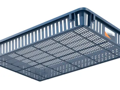 Fruit Crate - Vented Drying Tray 3D model