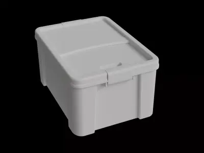 3D Storage Bin 3D model