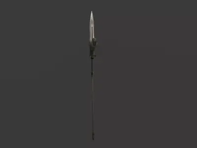 Spear 07 Low-poly 3D model purchase