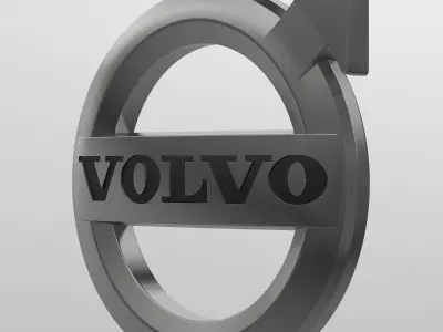 volvo logo 3D model from CGTrader