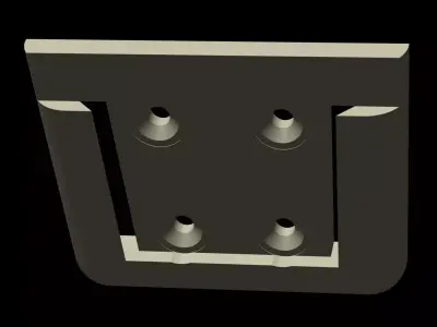 Bracket for Raymarine AUTOHELM Wheel pilot Controller 3D model