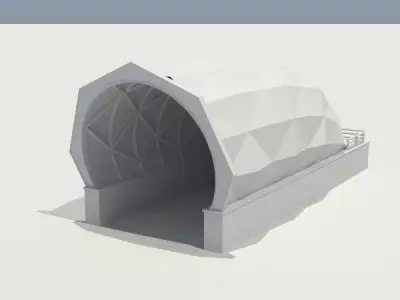 SUBWAY STATION GATE Free 3D model