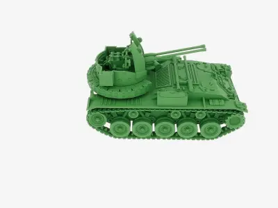 M19a1 twin 40mm 3D print model