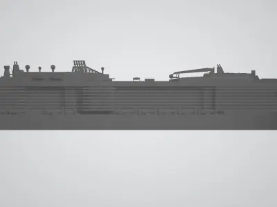 Ovation Of The Seas cruise ship 3D print model 3D print model
