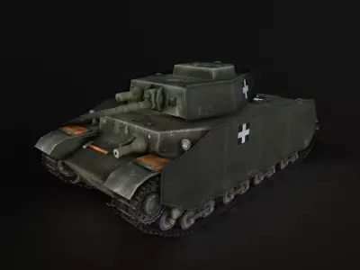 40M Turan 1 Low-poly 3D model