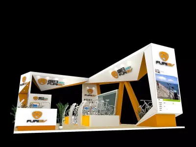Exhibition - Area - 9X12-3DMAX2009-02 3D model