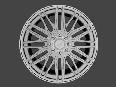 WHEEL BASED GEAR OFF ROAD 770B EDGE GLOSS BLACK 3D model