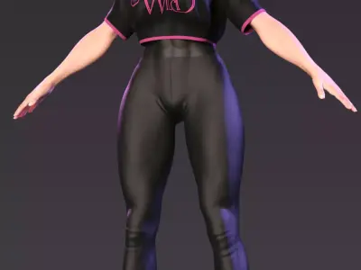 Mai Shiranui  Athletic Training Edition 3D model