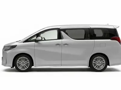Toyota Alphard Executive Lounge Luxury MPV 3D Model Low-poly 3D model