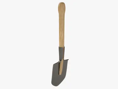 Shovel garden spade 3D model