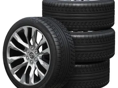 Toyota wheels 3D model