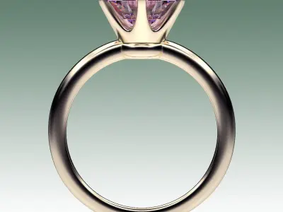 Ring Engagment Corona 3D print model