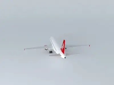 Bingo Airways Airbus A320 200 3D model