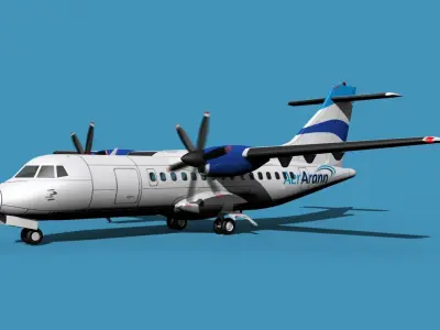 ATR-42-320 Aer Arran 3D model