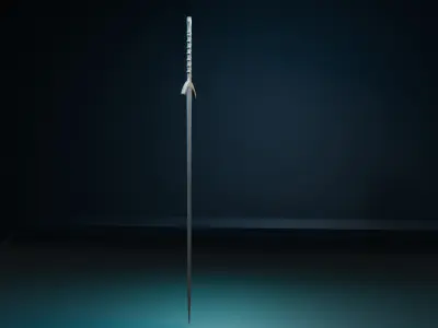 Medieval Fantasy Greatsword Low-poly 3D model