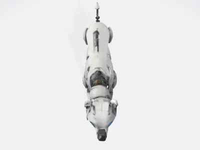 Robot dog 3D model 8