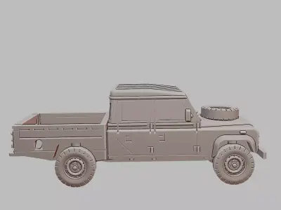 Land Rover 100 British Army 4x4 3D Print Model 3D print model
