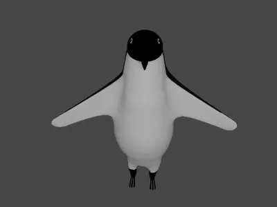 pengiun model Free 3D model