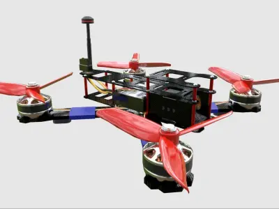 Drone Quadcopter 3D model buy