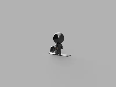 Marvel Comics Mini The Fallen One Norrin Radd 3D model
